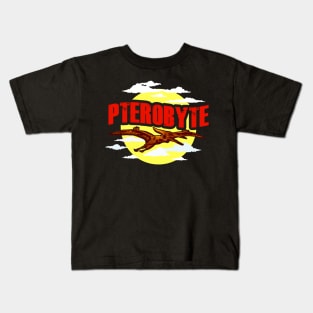 Funny Pterobyte Pterodactyl Dinosaur Flying Dino Kids T-Shirt